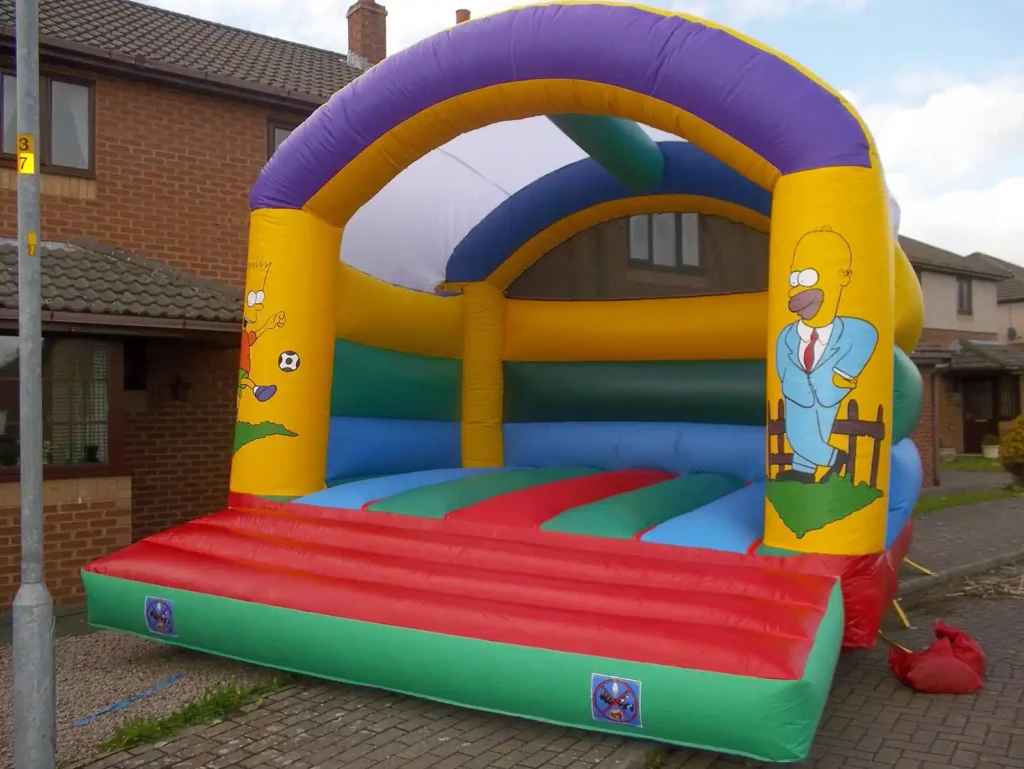 The Simpsons Bouncy Castle